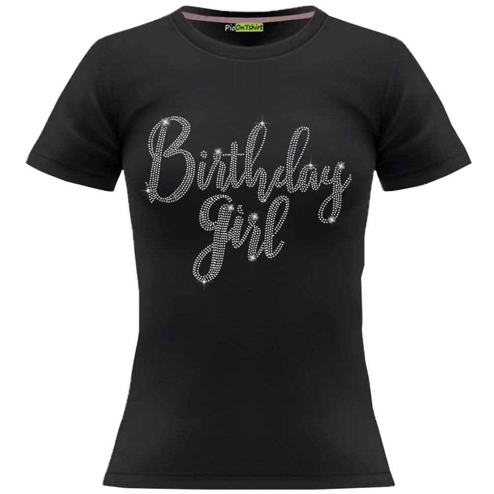 100% Cotton Matching Birthday Girl & Birthday Squad T-Shirts — Women's & Teen Party Shirts