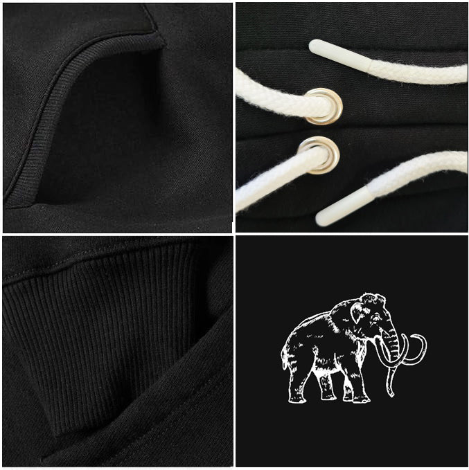 100% Combed Cotton Mammoth Heavyweight Unisex Hoodie — Premium Pullover