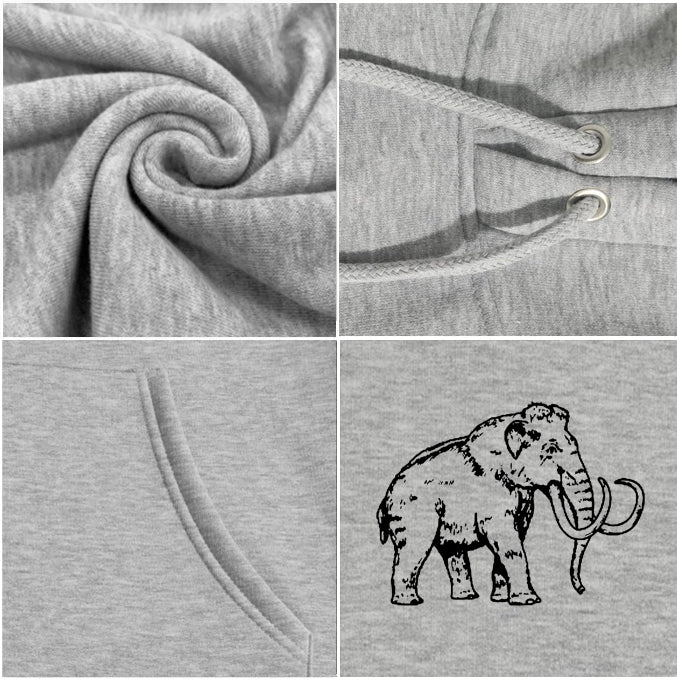 100% Combed Cotton Mammoth Heavyweight Unisex Hoodie — Premium Pullover