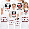 Matching Shirts for Family Birthday, Custom Disney Set T-Shirt for Birthday Trip Vacation 2026