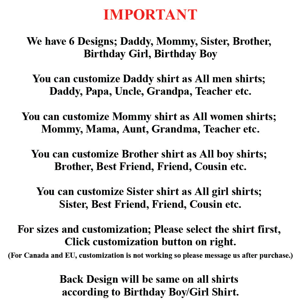 Matching Shirts for Family Birthday, Custom Disney Set T-Shirt for Birthday Trip Vacation 2026