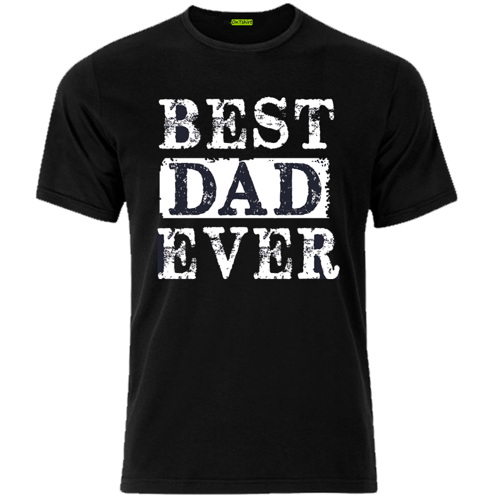 black Best Dad Ever t-shirt