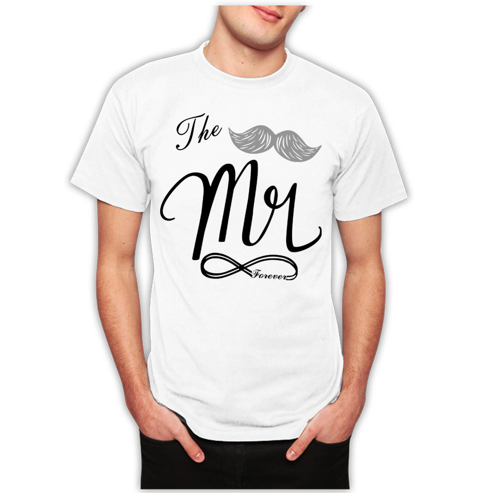 funny Mr and Mrs matching couple t-shirts set 1