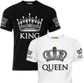 matching couple shirts King and Queen t-shirts